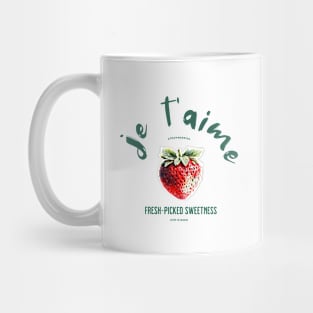 J'Taime Strawberries Mug